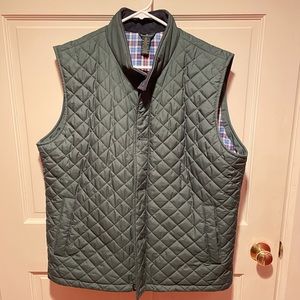 Brooks Brothers XL Green Quilted Vest